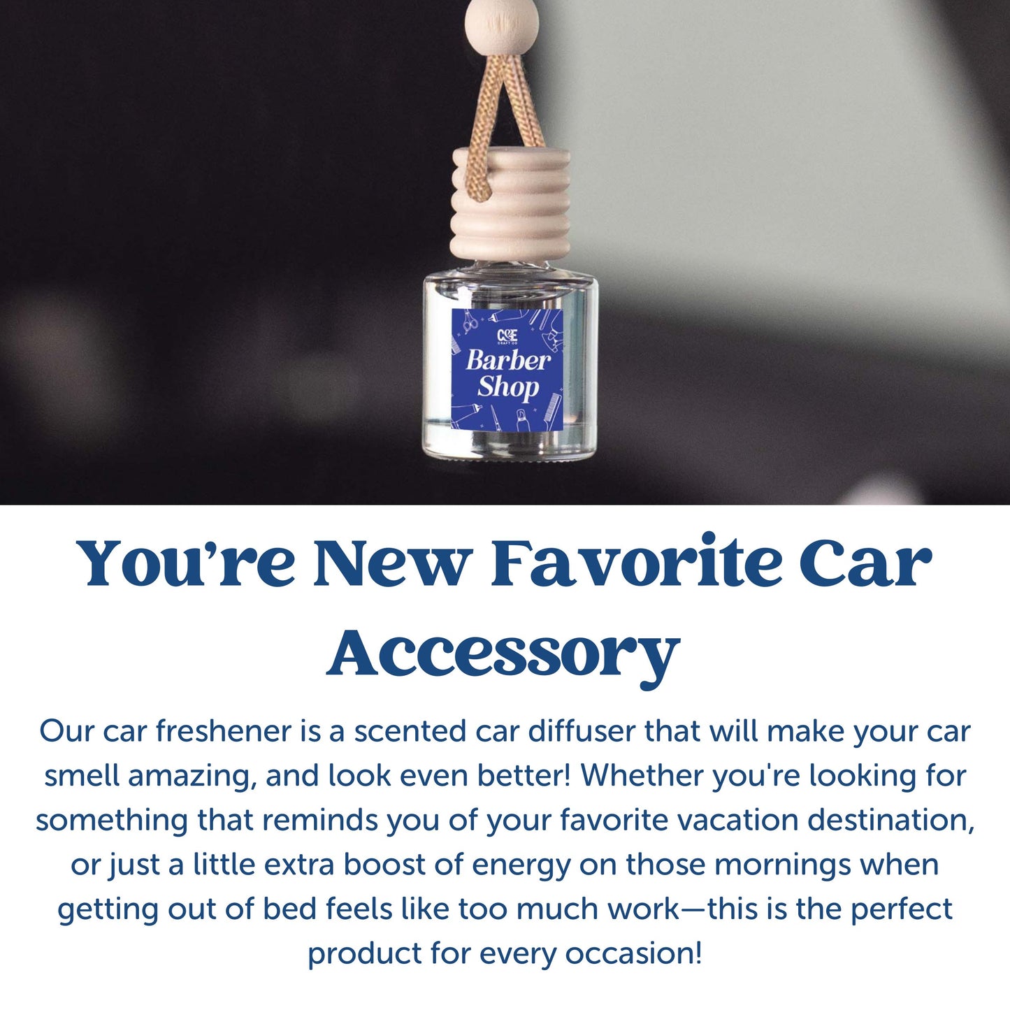 Campfire Marshmallow Scented Car Freshener