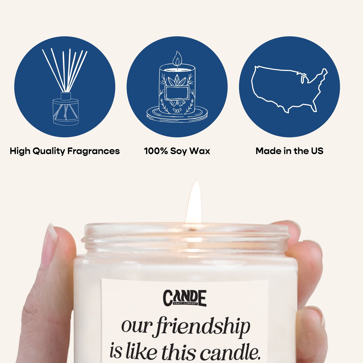 Birthday Cake Scented Candle