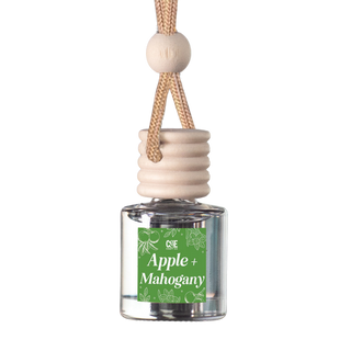 Apple + Mahogany Scented Car Freshener