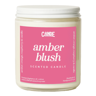 Amber Blush Scented Candle