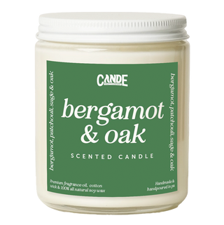 Bergamot & Oak Scented Candle
