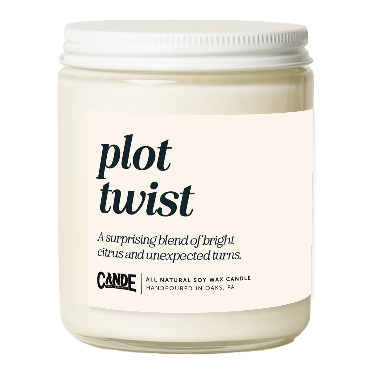 Bookish Themed Scented Candle