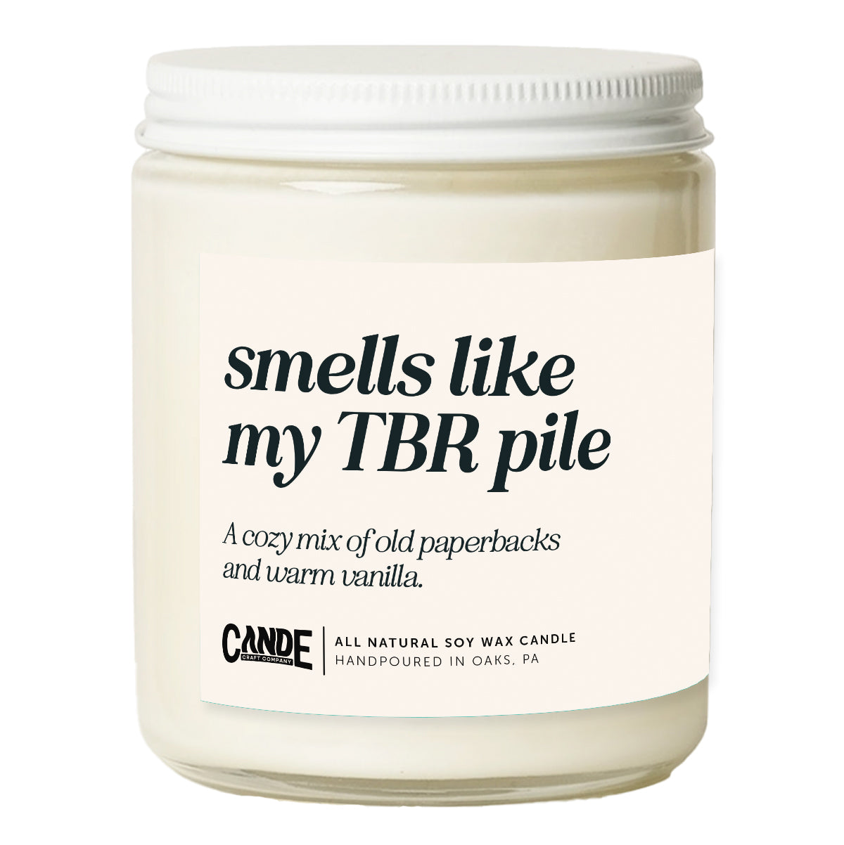 Bookish Themed Scented Candle