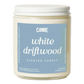 White Driftwood Scented Candle