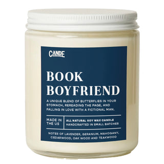 Book Boyfriend Candle